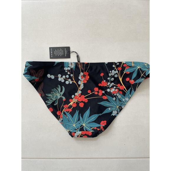Ocean Blues Swim Bikini Bottom Multicolor Floral Swimwear - Picture 5 of 9